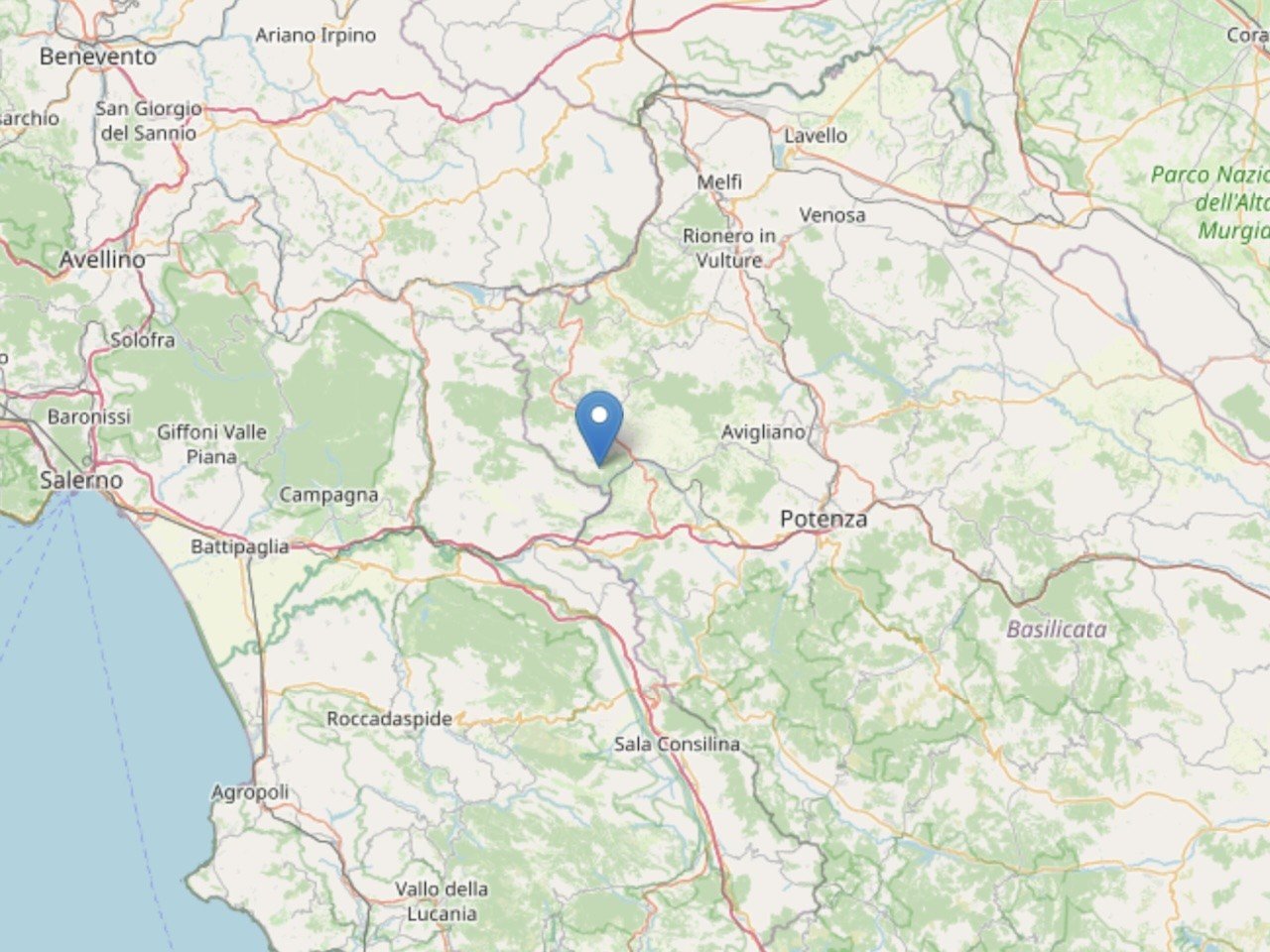 terremoto a ricigliano