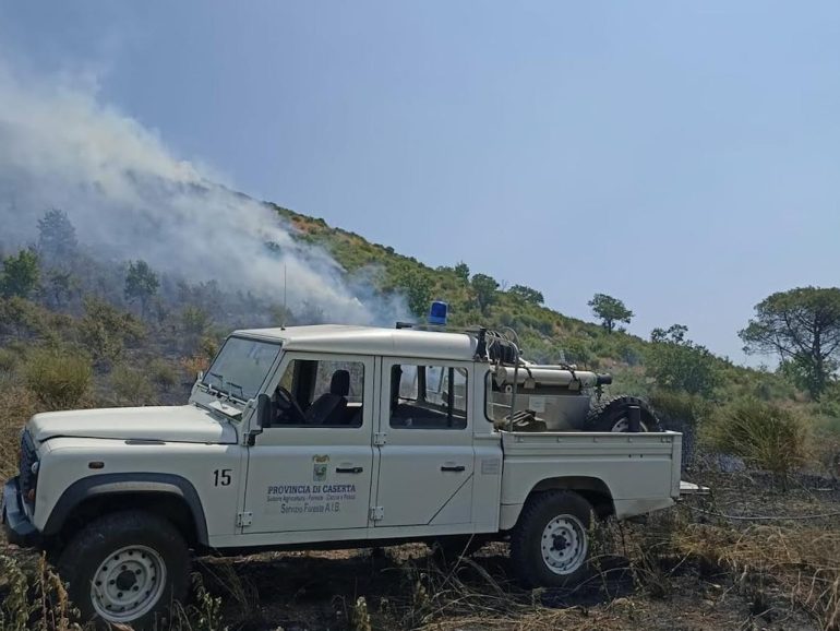 Caserta, al via il servizio antincendio boschivo nel 2024