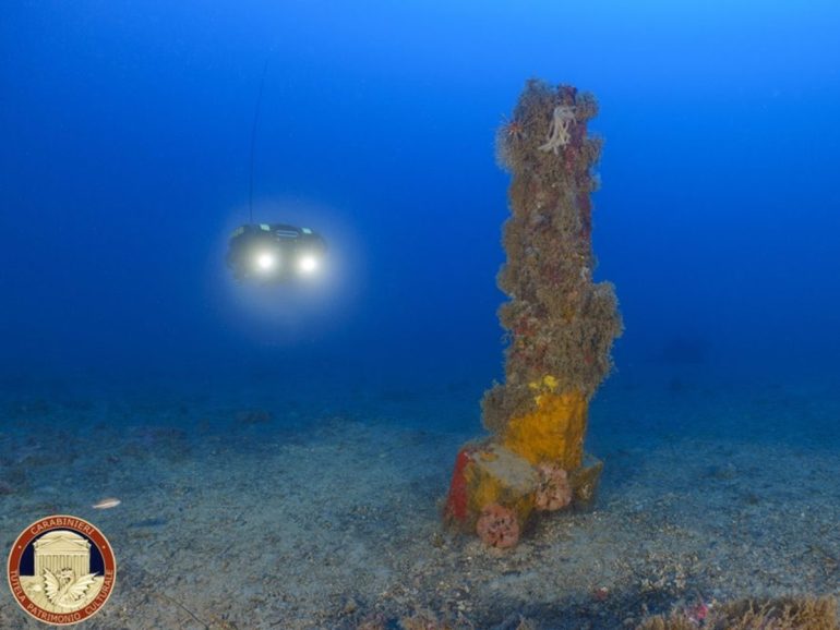 Trovata un’ancora antica nei fondali di Palinuro