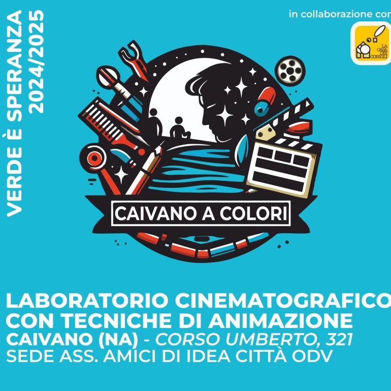 Caivano, ‘Verde è Speranza’: nuovo laboratorio cinematografico per giovani