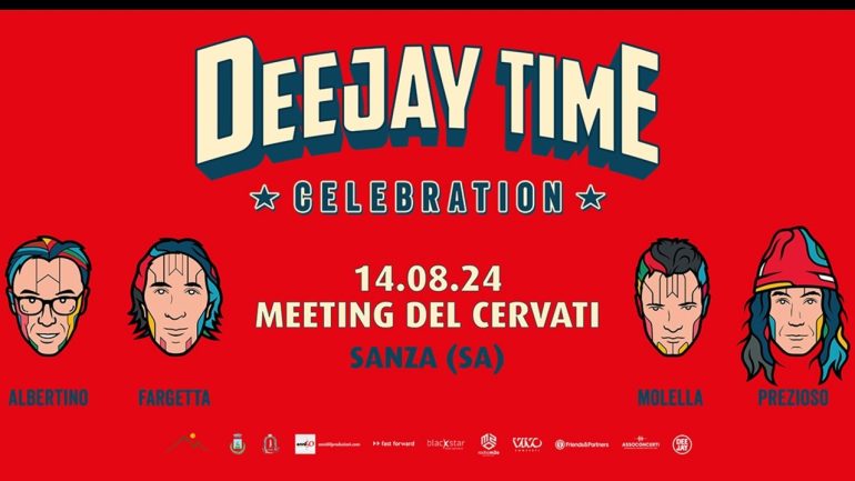DEEJAY TIME CELEBRATION al Meeting del Cervati 2024