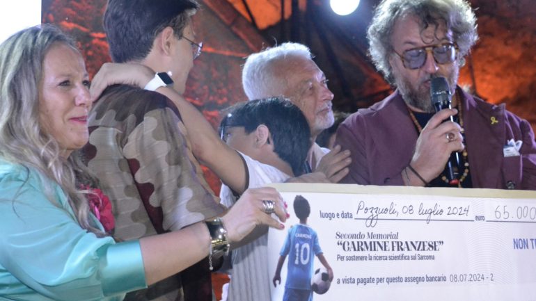 Grande Successo del Secondo Memorial Carmine Franzese: 65.000 Euro Raccolti per la Fondazione Santobono Pausilipon Onlus