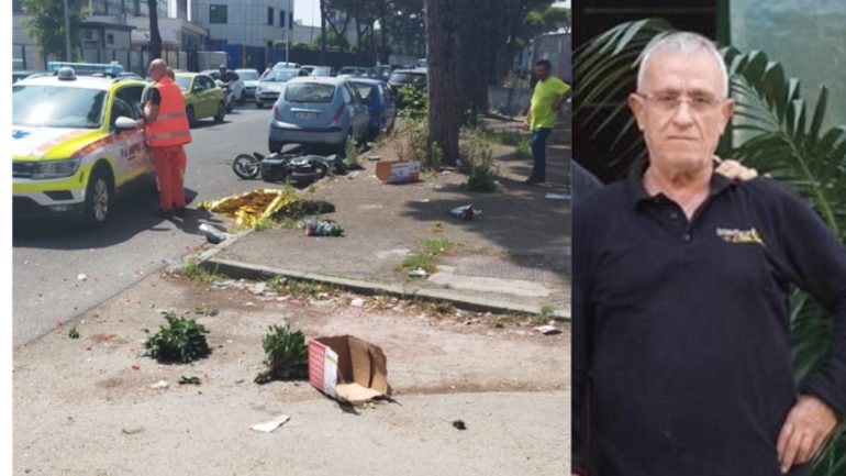 Schianto ad Arzano: fioraio in scooter travolto e ucciso da furgone, denunciato 40enne