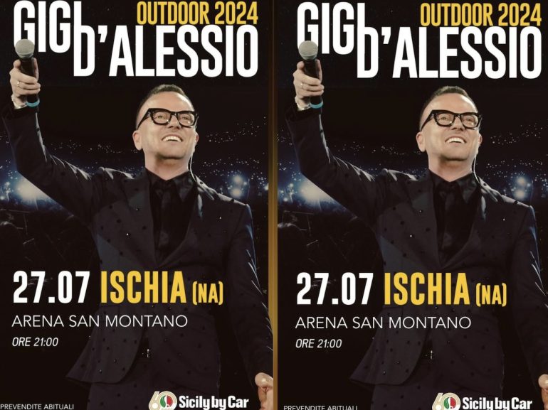 Gigi D’Alessio sabato fa tappa al Negombo di Ischia: ecco il piano traffico