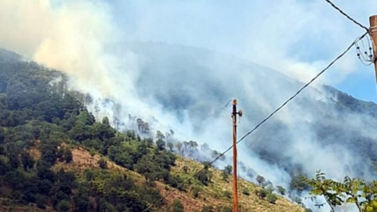Incendio sul Vesuvio, Legambiente: “Odore malaffare e mani criminali”