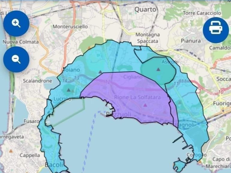 Campi Flegrei: suolo sollevato di 14,5 cm nel 2024. Ma la velocità è in calo