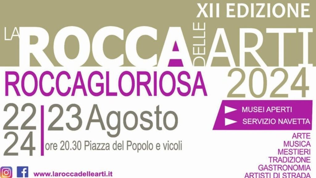 La Rocca delle Arti: Roccagloriosa si prepara alla XII edizione