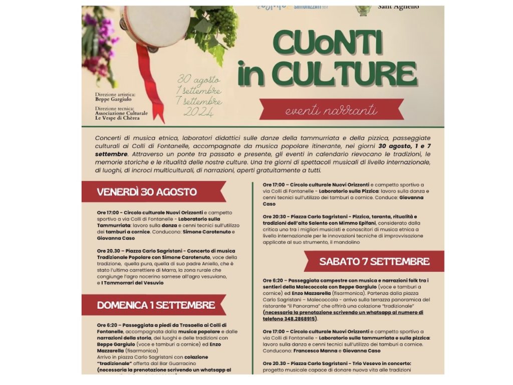 Eventi narranti ai Colli di Fontanelle: Musica, Danza e Culture Nostrane