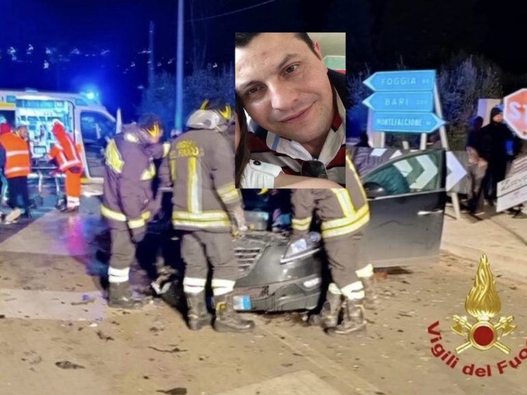 Avellino scontro frontale sulla statale 403: muore 48enne, gravi moglie e due figli