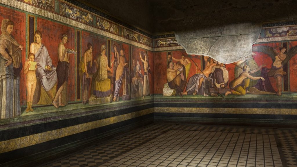 Evening events at the sites of the great Pompeii