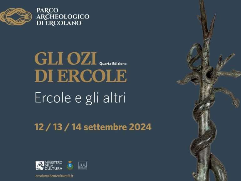 Quarta edizione di ‘Gli Ozi di Ercole’: Miti ed Eroi Rivivono al Parco Archeologico di Ercolano