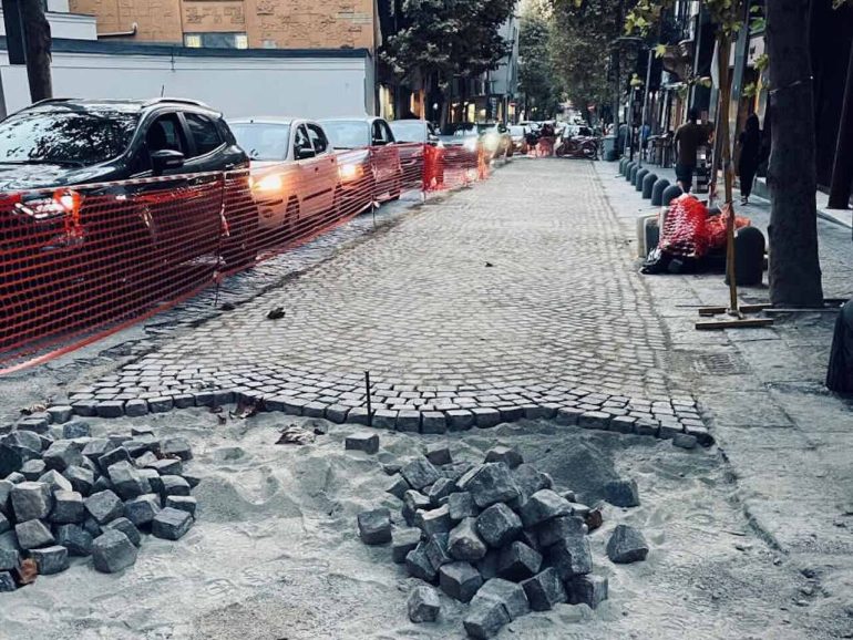 vomero, traffico infernale