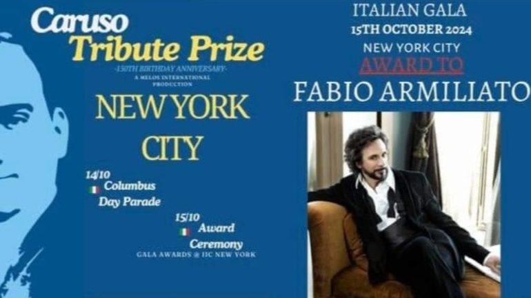 Riconoscimento d’eccellenza per il tenore Fabio Armiliato con il Premio Caruso Tribute