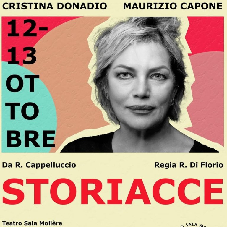 Al Teatro Sala Molière di Pozzuoli ‘Storiacce’ con Cristina Donadio e Maurizio Capone