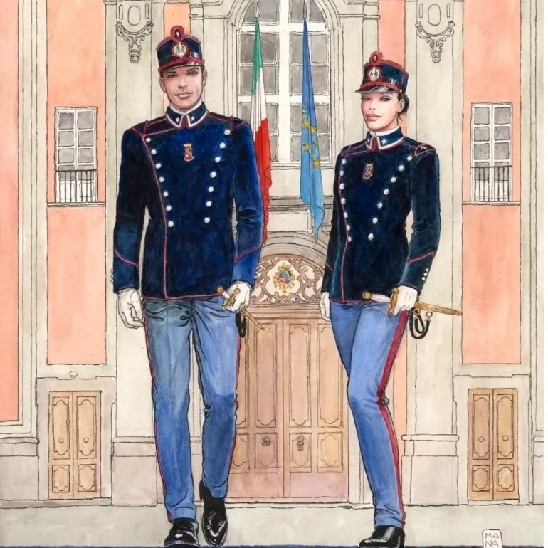 Un’opera di Milo Manara per i 237 anni della Nunziatella