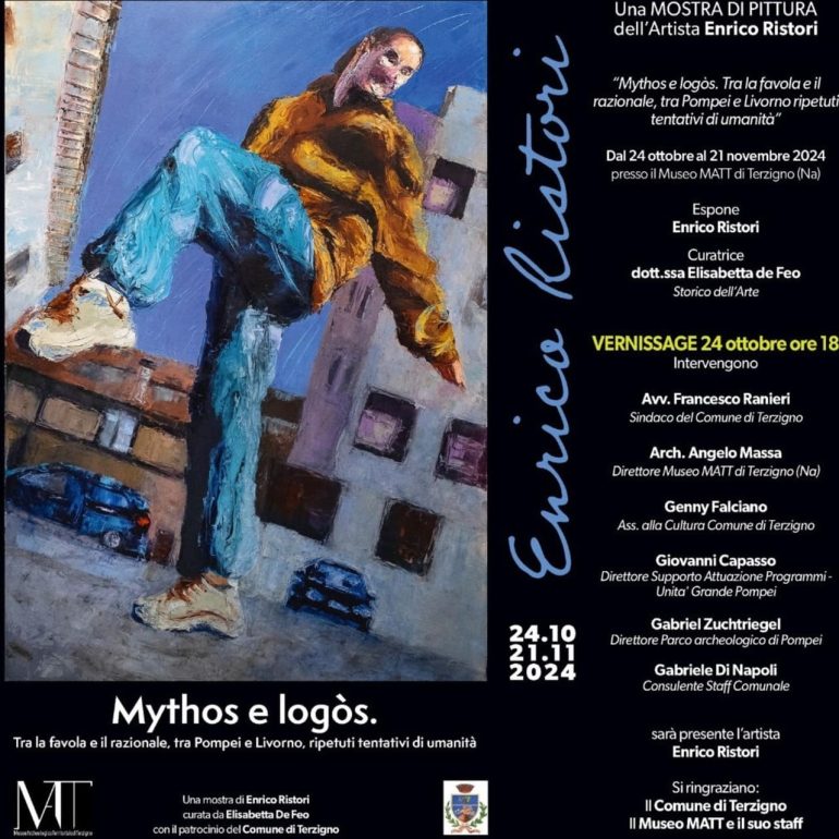 Mythos e Logòs: l’arte contemporanea di Enrico Ristori al Museo Archeologico di Terzigno