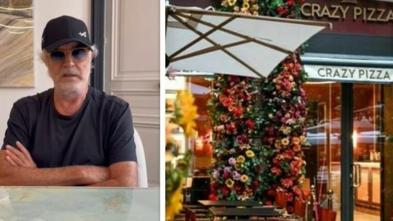 Multa a Crazy Pizza di Briatore a Roma e lui parla di camorra