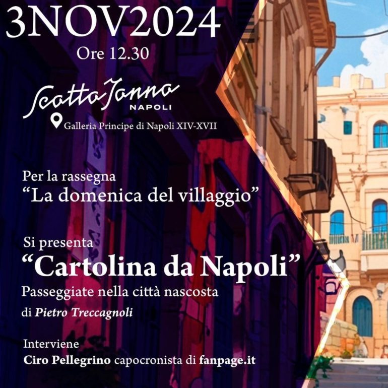 Presentazione dell’ultimo libro di Pietro Treccagnoli a Napoli presso ScottoJonno