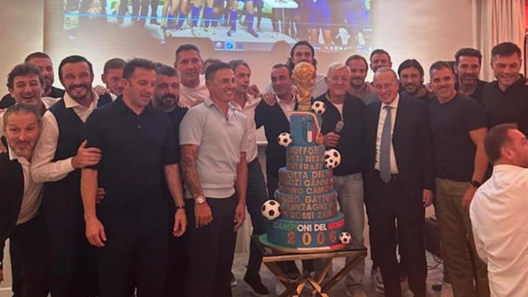 Viareggio rivive la magia del Mondiale 2006: reunion speciale con Marcello Lippi e gli eroi azzurri