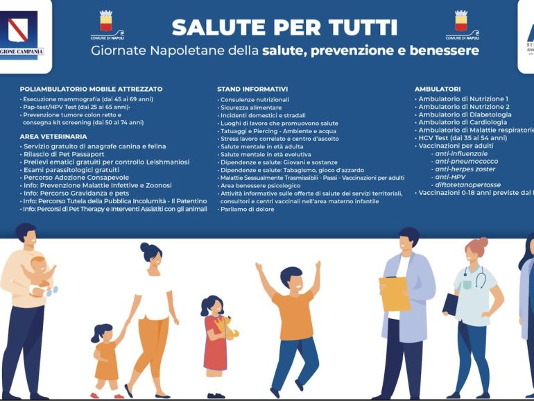 Tornano le Giornate Napoletane della Salute, Prevenzione e Benessere