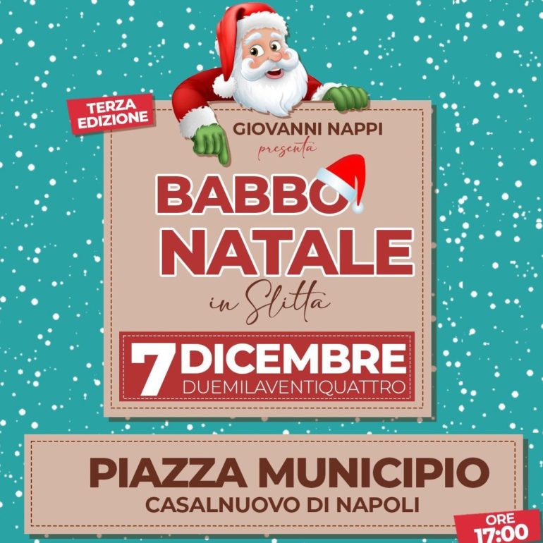 Babbo Natale al Parco, dal 7 dicembre a Casalnuovo di Napoli