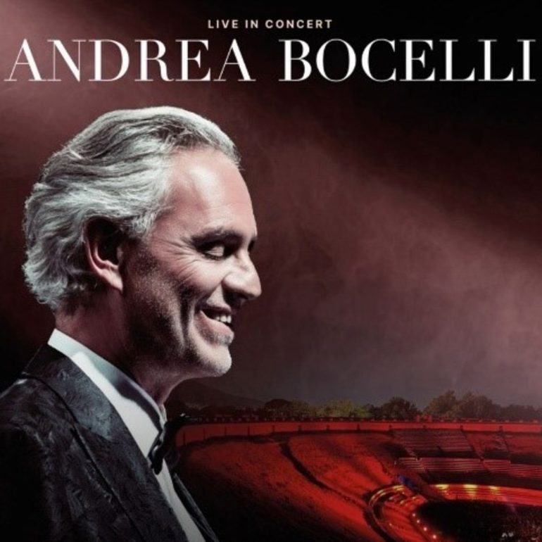 Andrea Bocelli incanta Pompei: doppio concerto all’Anfiteatro degli Scavi