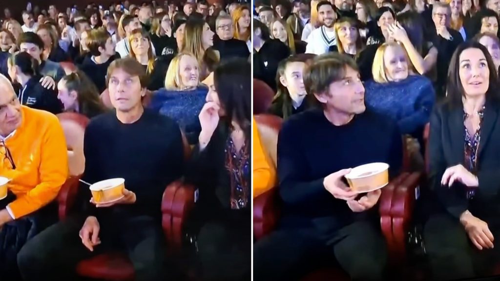 Video: Conte al Peppy Night assaggia la pasta e patate di Nennella