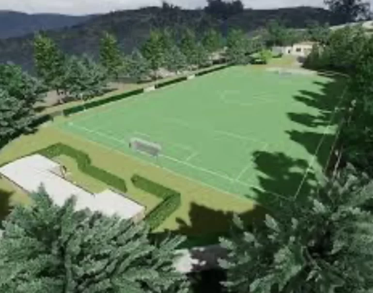 Pimonte, il campo sportivo san Michele