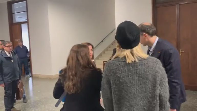 Sophie Codegoni: interrogatorio in procura riguardo al caso Basciano