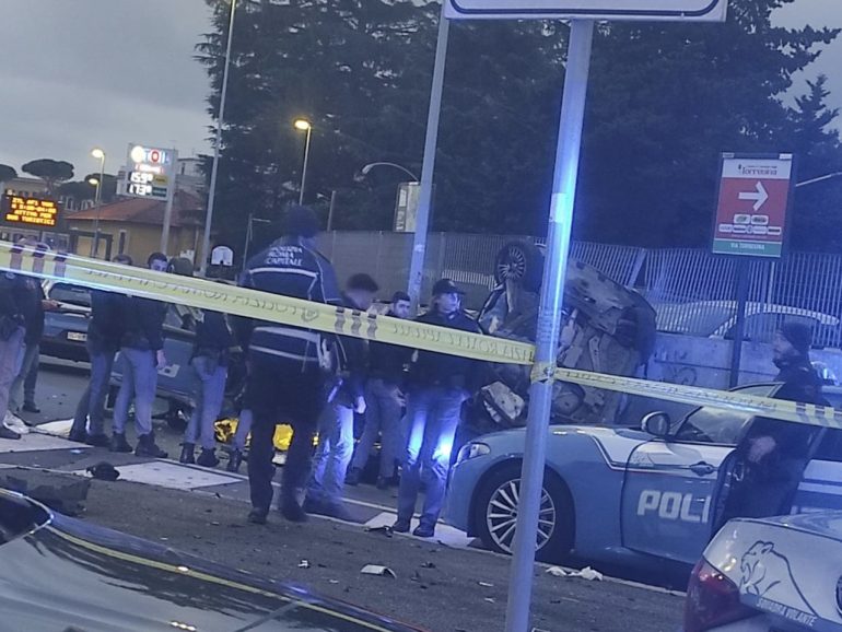 Rome, collision between two patrol cars: 32-year-old police officer dies