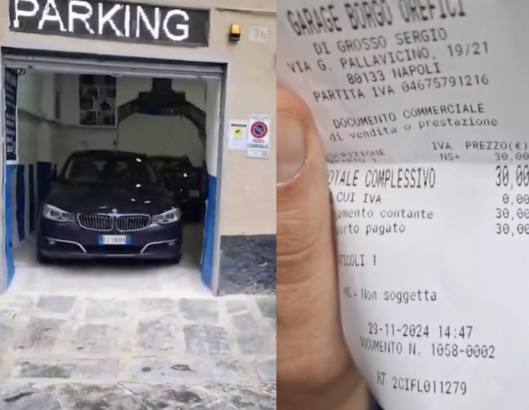 Napoli, parcheggi privati nel caos: sosta selvaggia e abusi in piena area pedonale
