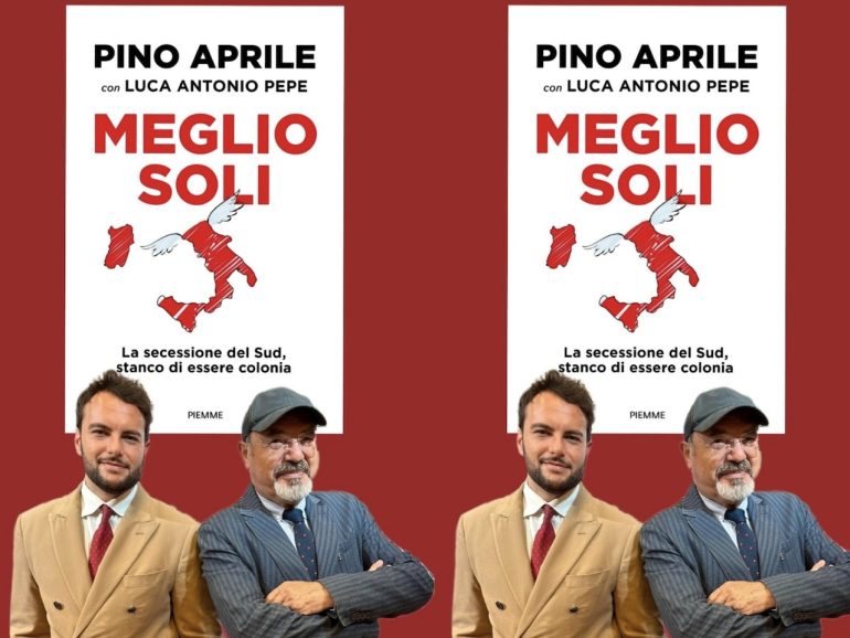 In cima alle classifiche “Meglio soli”, il nuovo libro di Pino Aprile e Luca Antonio Pepe