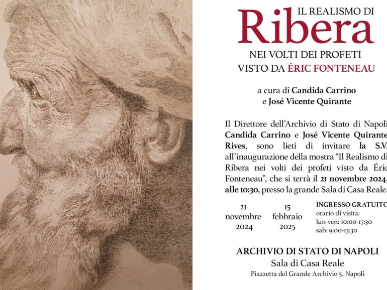 Inaugurazione mostra su Ribera all'Archivio di Stato di Napoli