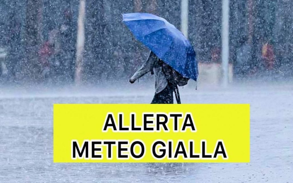 Maltempo in Campania: domani allerta gialla
