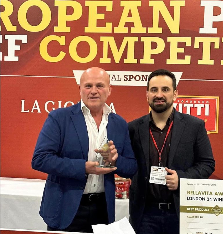 Riconoscimento internazionale per Sorì – Lo European Pizza Show di Londra gli assegna il “Best Ingredient – Bellavita Awards 2024”