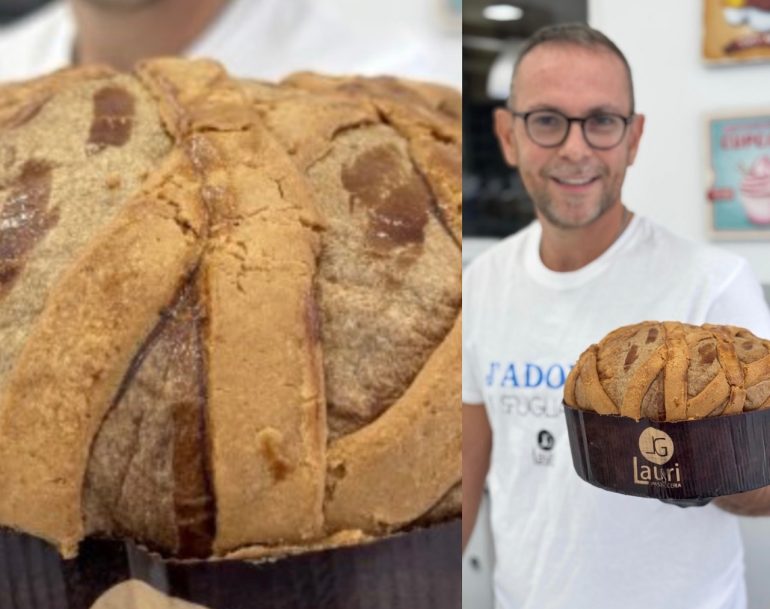 L’Antica Pasticceria Lauri lancia il Panettone al gusto di Pastiera chiamato PanPastiera