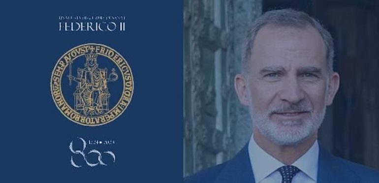 Napoli, dottorato Honoris Causa in Scienze Sociali e Statistiche a Re Felipe VI: