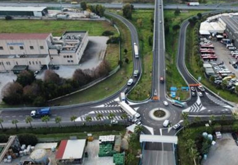 Caivano si collega all’autostrada: inaugurata la nuova bretella