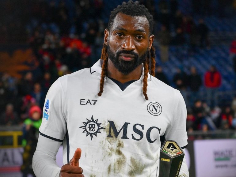 Anguissa è il giocatore del mese di gennaio per la Serie A: sarà premiato prima di Napoli-Udinese