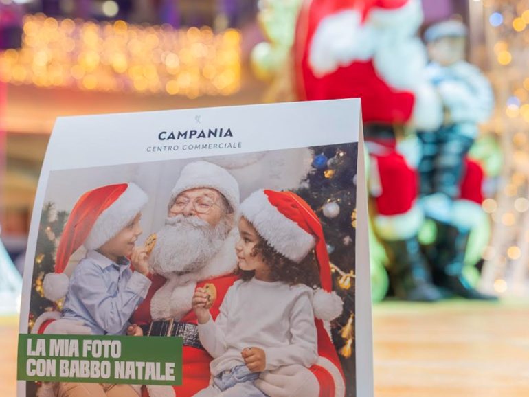 Natale al Centro Campania: scatta una foto con Babbo Natale e regala un sorriso