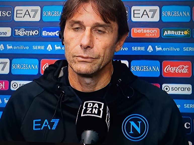 Como Napoli, Conte: “Sconfitta che fa male. Io primo responsabile, dobbiamo crescere”