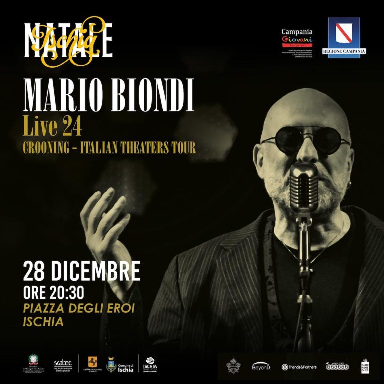 Mario Biondi, domani concerto gratuito ad Ischia