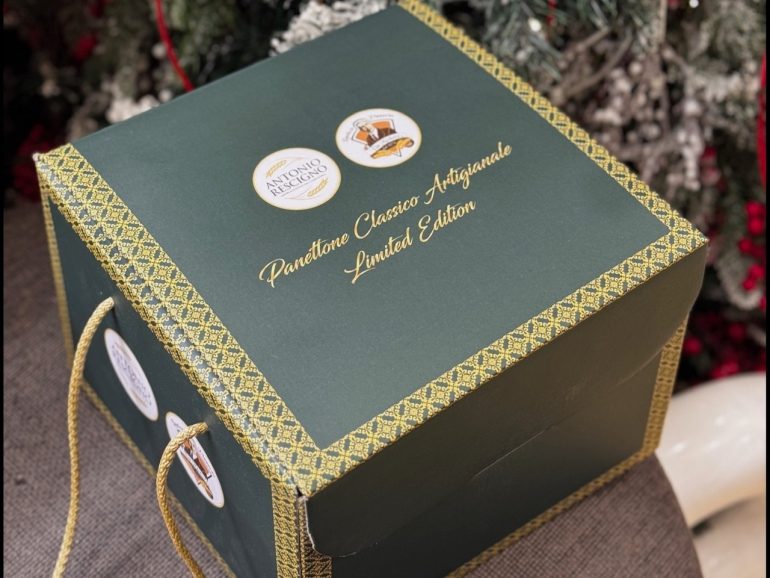 Il Panificio Rescigno e L’Antica Pizzeria Da Michele in the world presentano il Panettone classico artigianale Limited Edition