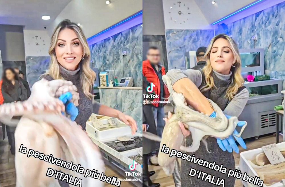 Pescivendola più bella d’Italia sospesa da TikTok