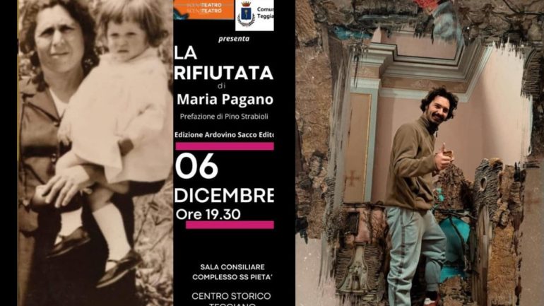 Teggiano ospita eventi culturali: venerdì l’incontro con Maria Pagano e domenica la mostra di Cristian Rago