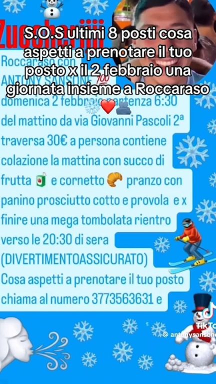 I tiktoker annunciano e preparano il secondo assalto: “Tutti a Roccaraso, dobbiamo invaderla”