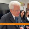 Mattarella visita una scuola di Palermo: “Ci sono aspetti positivi in Italia”
