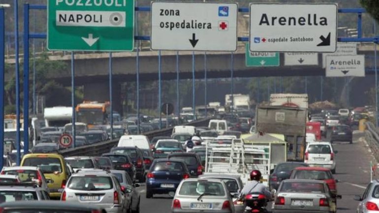 Napoli, chiusa per due notti l’uscita Arenella della Tangenziale