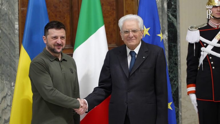 Italia-Ucraina, Mattarella incontra Zelensky