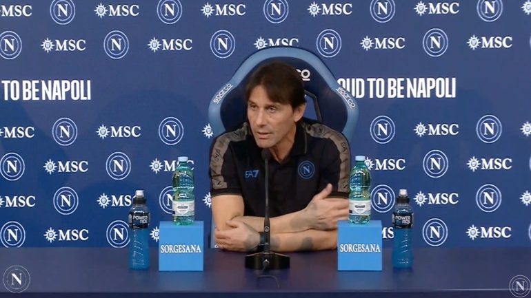 Conte sul mercato: “Non sarà come quello delle big. Kvara non è stato ancora sostituito…”
